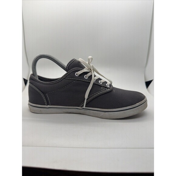 Vans Womens Off The Wall Skate Shoes Gray 721356 Low Top Canvas Lace Up 7 - Picture 8 of 12